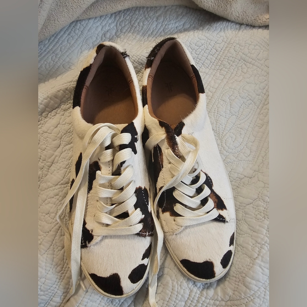 Frye Calf hair sneakers